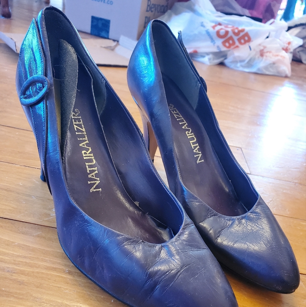 Brown vintage heels - Picture 3 of 5